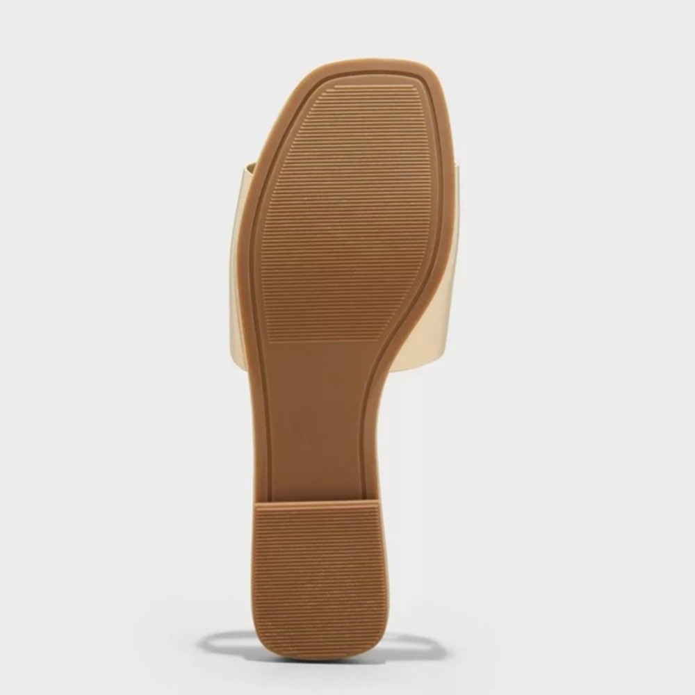 Women's Deidra Slide Sandals - A New Day Gold 10 Memory‎ Foam Slip-On - Picture 5 of 8
